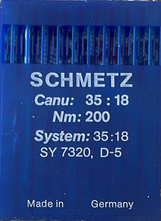 AGUJA SCHMETZ 35:18, SY730, D-5  nº 200